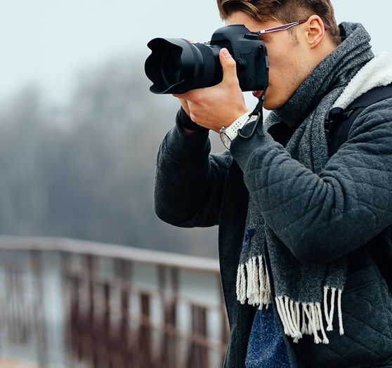 Man with camera